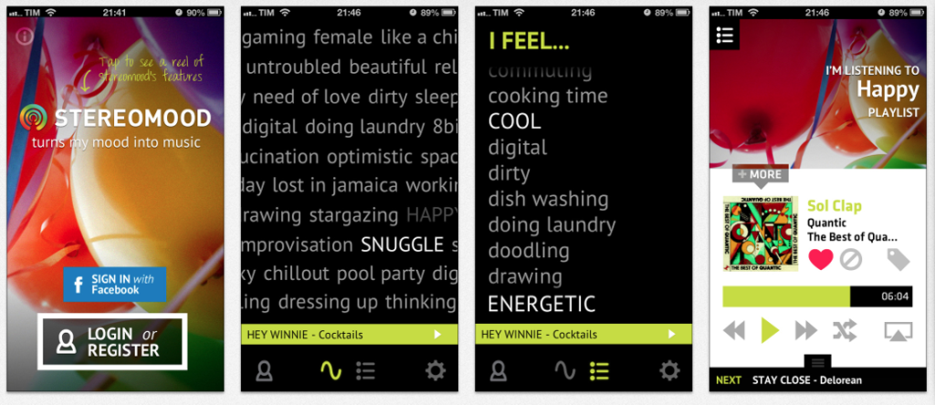 Universal App: Stereomood