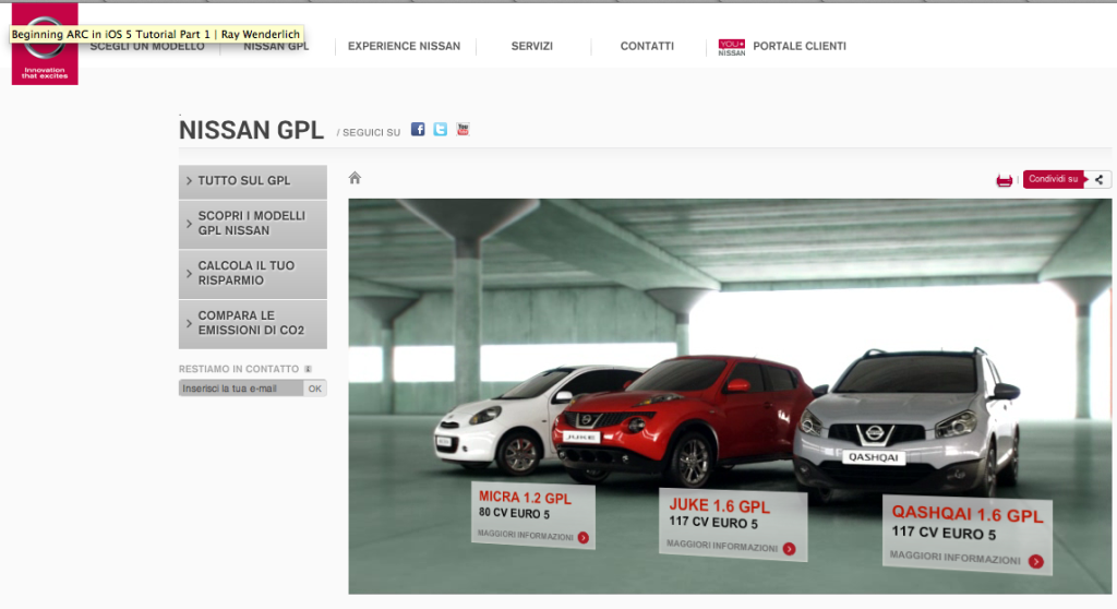 Nissan GPL Flash mini content